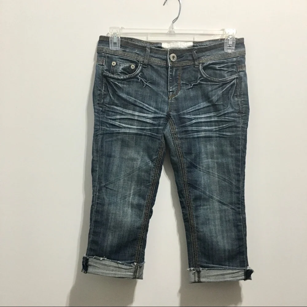 Dollhouse Bermuda Jean Shorts